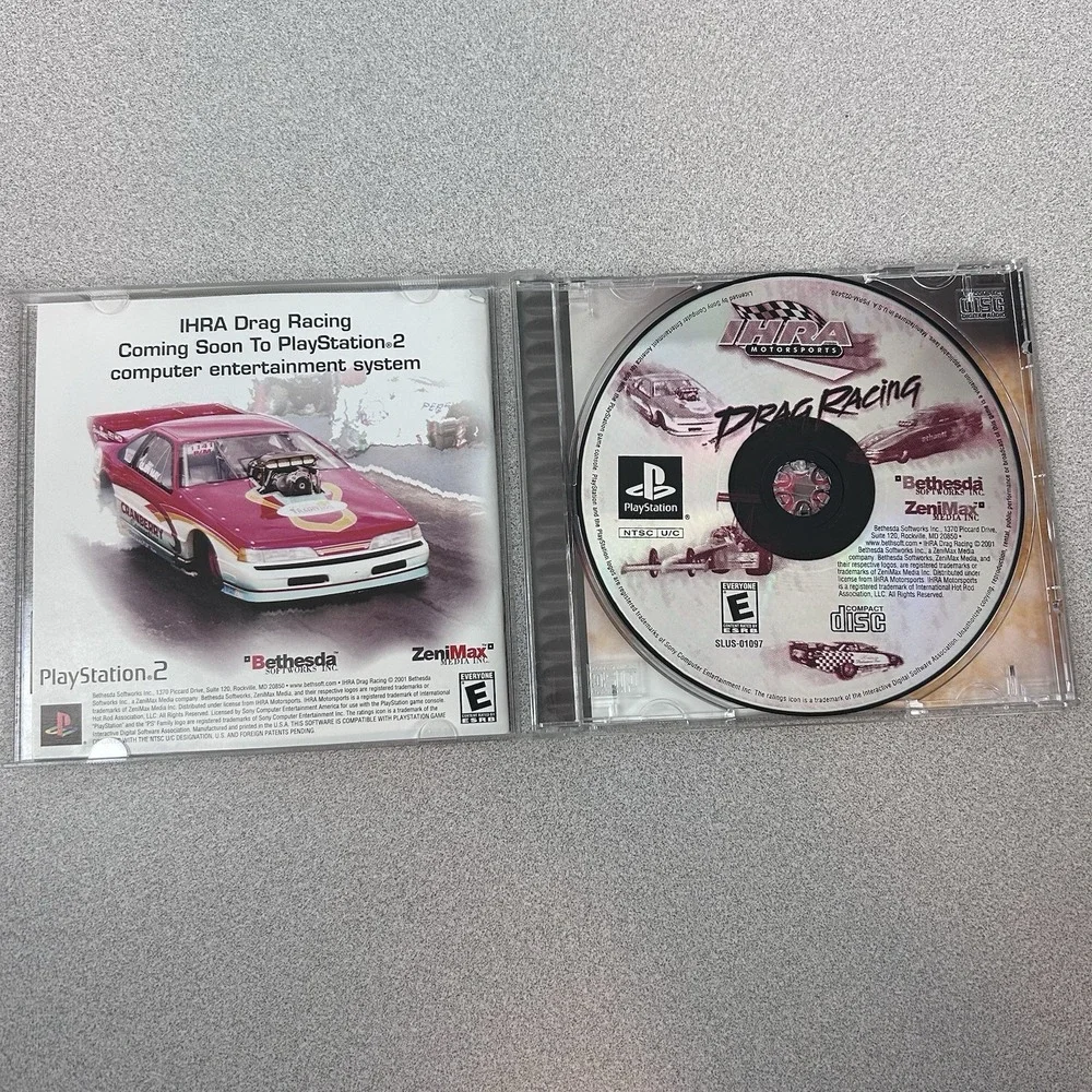 IHRA‎ Motorsports Drag Racing (Sony PlayStation 1) PS1 Complete CIB